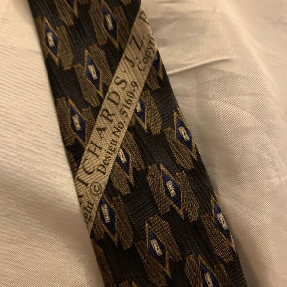 Nordstrom J Z Richard silk patterned ties lot of 2 Vintage - Picture 7 of 8